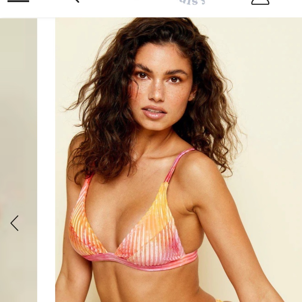 dippin daisy’s velvet astro carnival bikini set